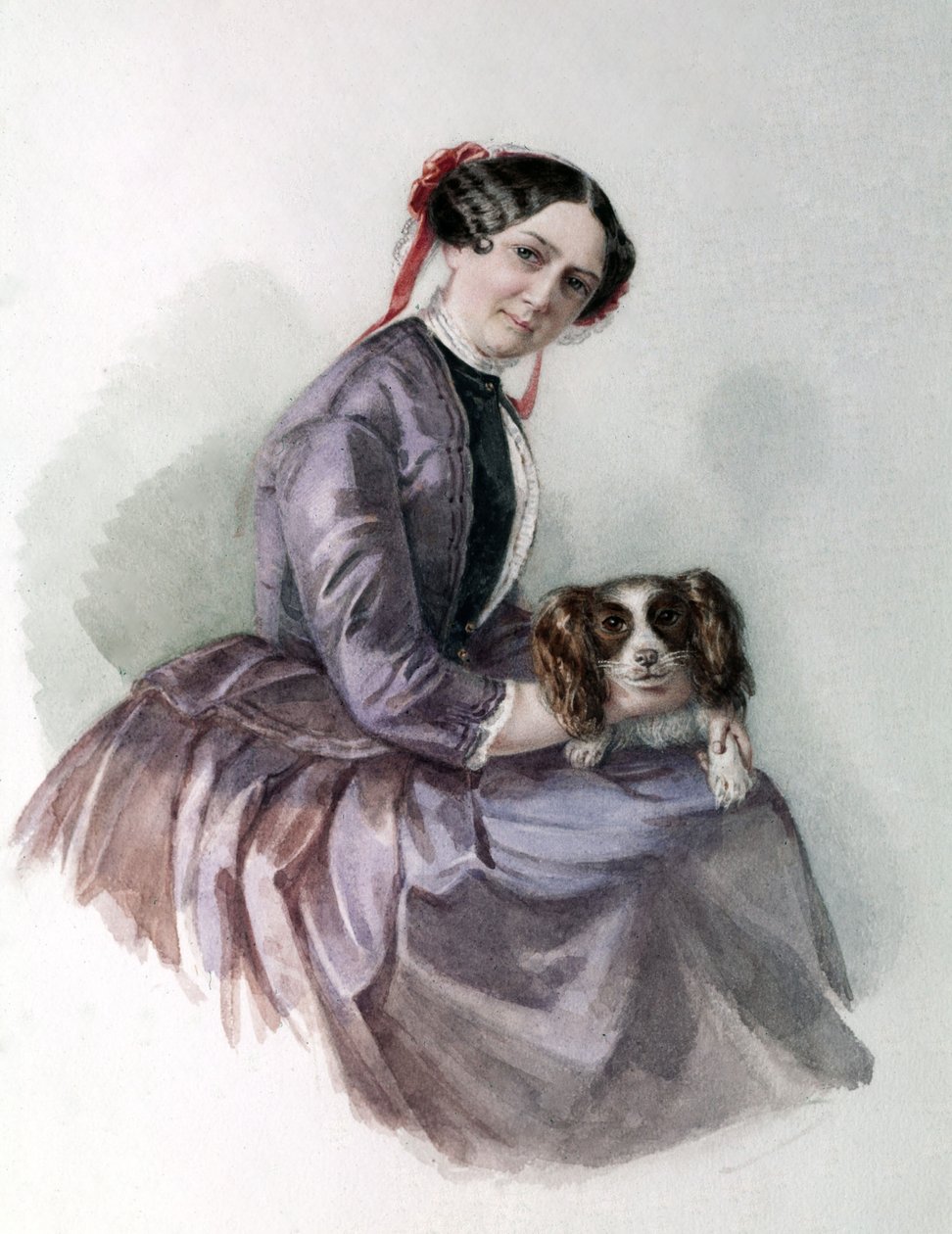 Portret van Minna Wagner, vrouw van Richard Wagner, Wagner Museum Bayreuth door Unknown artist