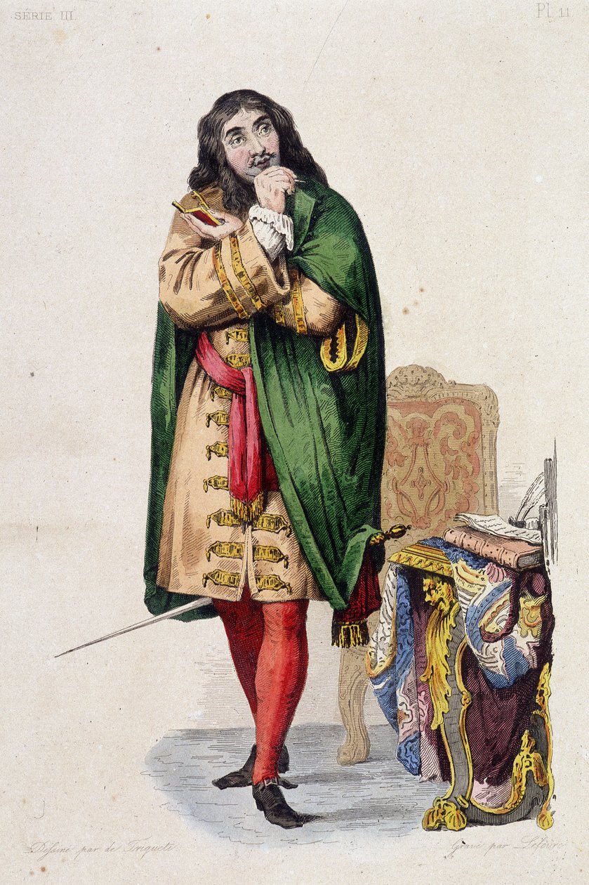 Portret van Molière - in 