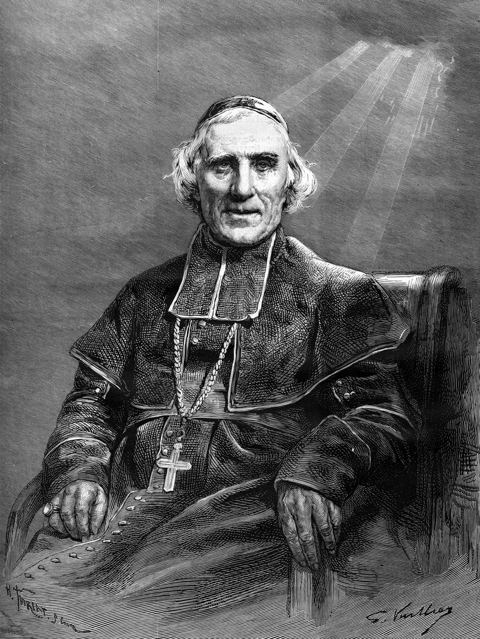 Portret van Monseigneur Joseph Hippolyte Guibert door Unknown artist