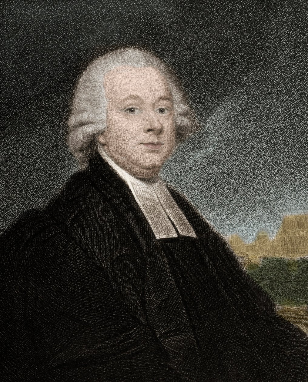 Portret van Nevil Maskelyne (1732-1811), Britse koninklijke astronoom - Nevil Maskelyne 1732-1811 - gravure - 19e eeuw door Unknown artist