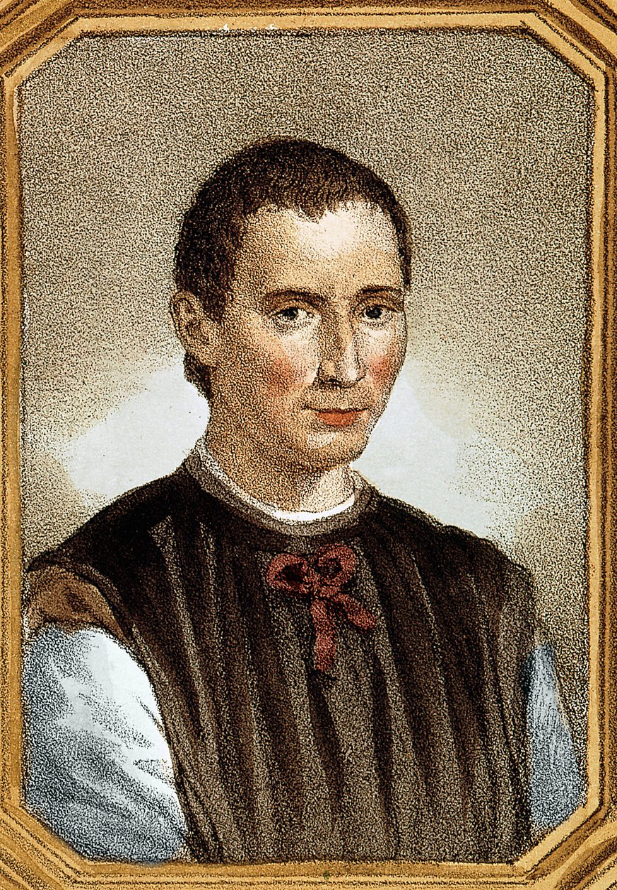 Portret van Niccolò di Bernardo dei Machiavelli door Unknown artist