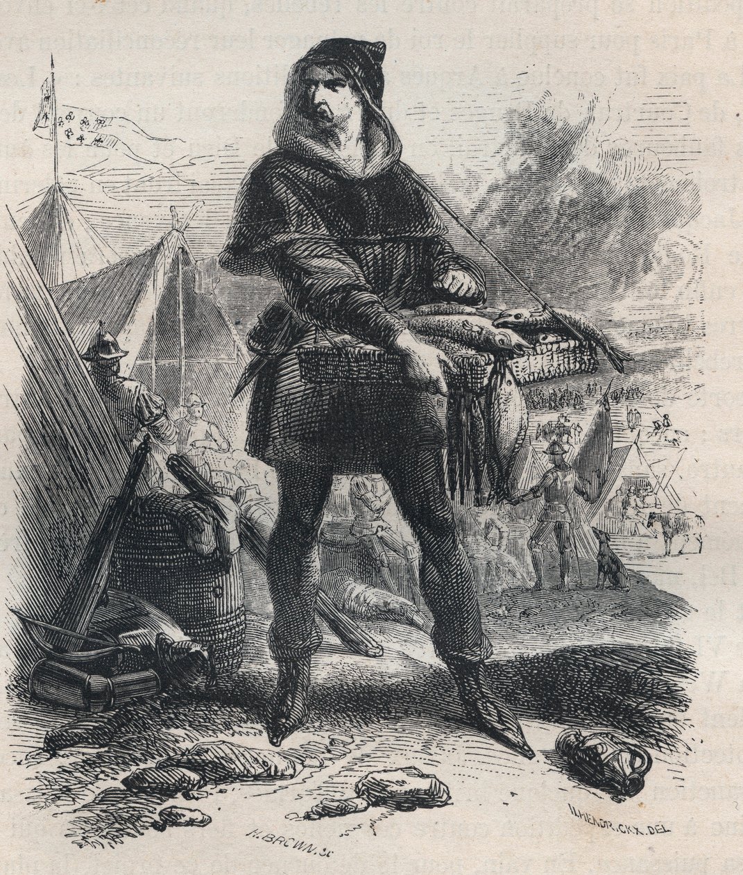 Portret van Nicolaas Zannekin (? -1328), Vlaamse boer en leider van de Boerenopstand in Vlaanderen (1325-1328) door Unknown artist