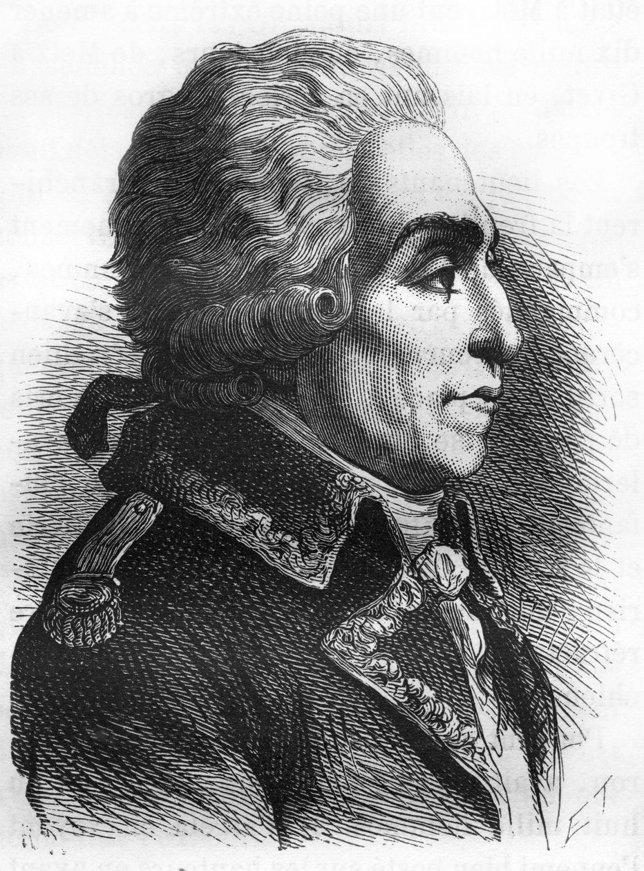Portret van Nicolas Luckner (1722-1794) Maarschalk van Frankrijk. door Unknown artist