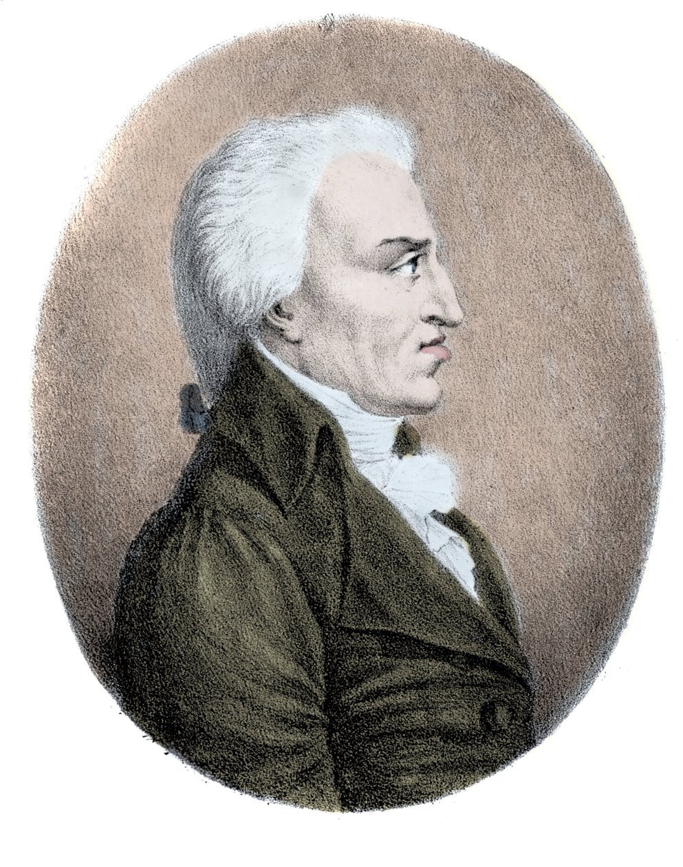 Portret van Nicolo Zingarelli (1752-1837) Italiaanse componist. door Unknown artist