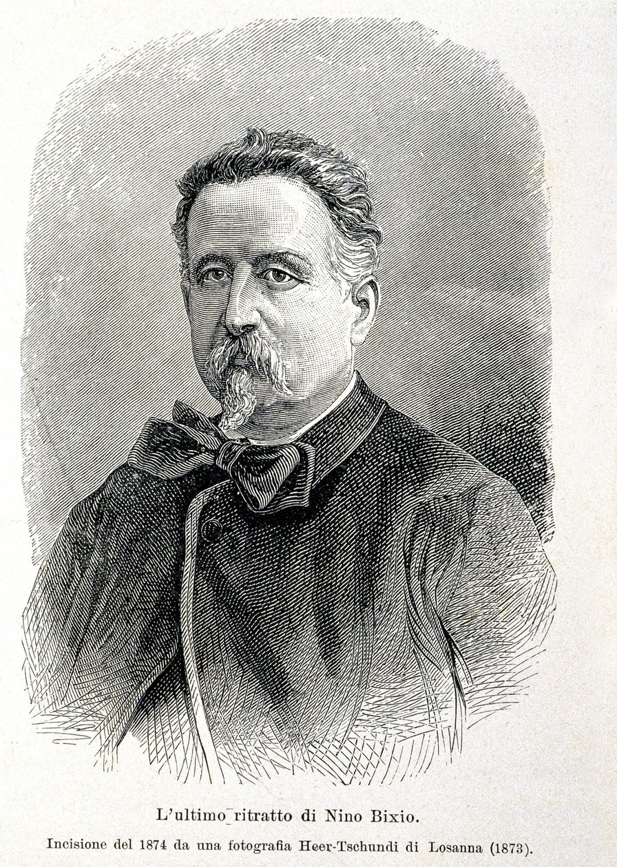 Portret van Nino Bixio (1821-1873) Italiaanse politicus door Unknown artist