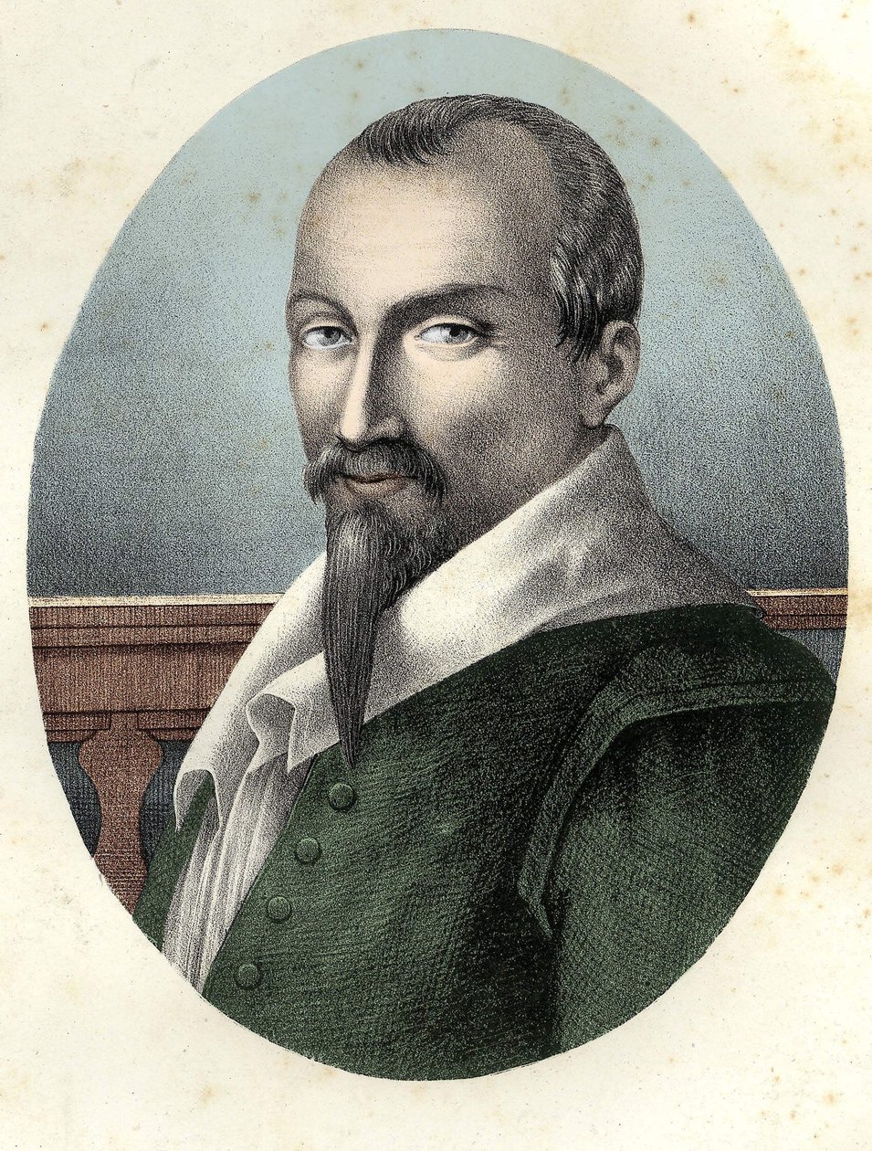 Portret van Olivier De Serres (ca. 1539 - 1619) Franse agronoom door Unknown artist