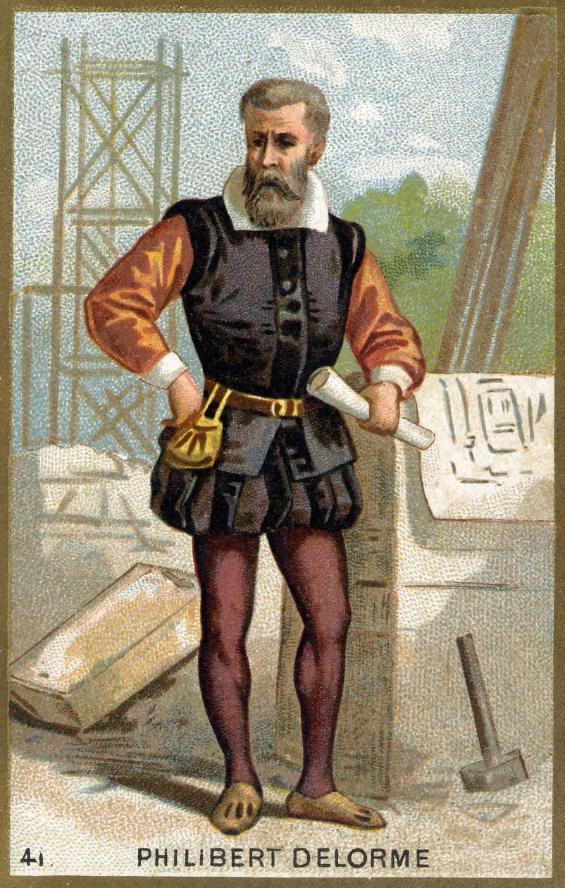 Portret van Philibert Delorme (De Lorme) (De l