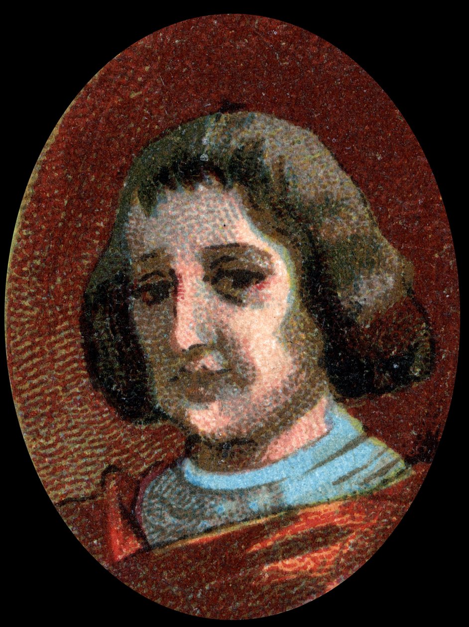 Portret van Philippe de Commines (Comynes of Comines) (1447-1511), Franse chroniqueur. door Unknown artist