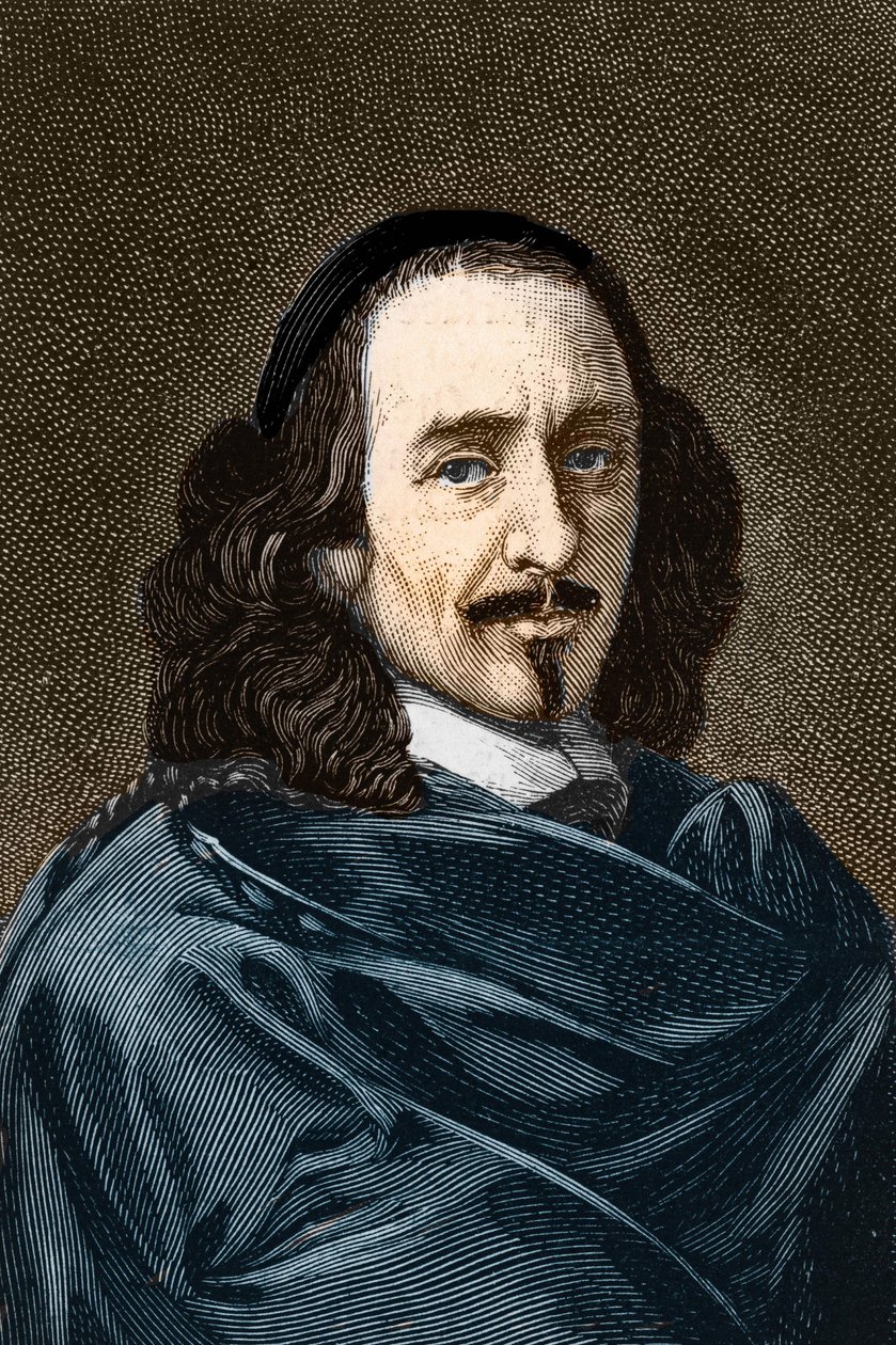Portret van Pierre Corneille (1606-1684), Franse dramatische dichter. door Unknown artist