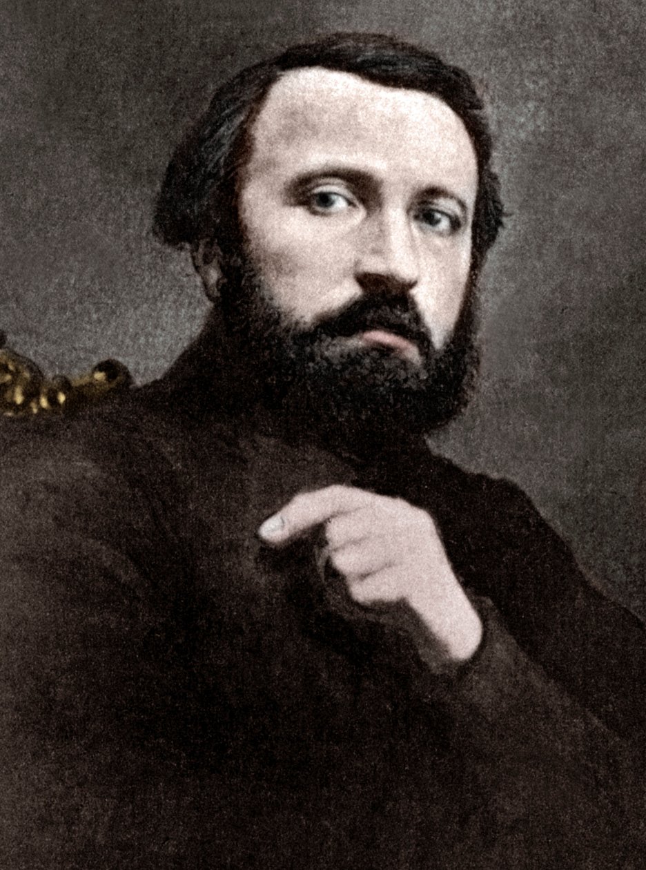 Portret van Pierre Larousse (1817-1875) door Unknown artist