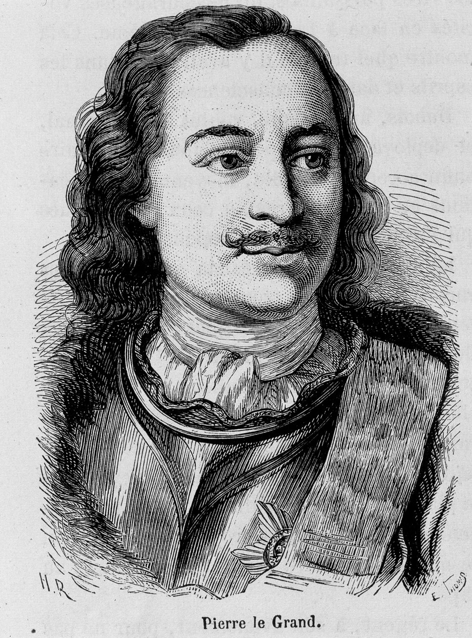 Portret van Pierre Le Grand door Unknown artist