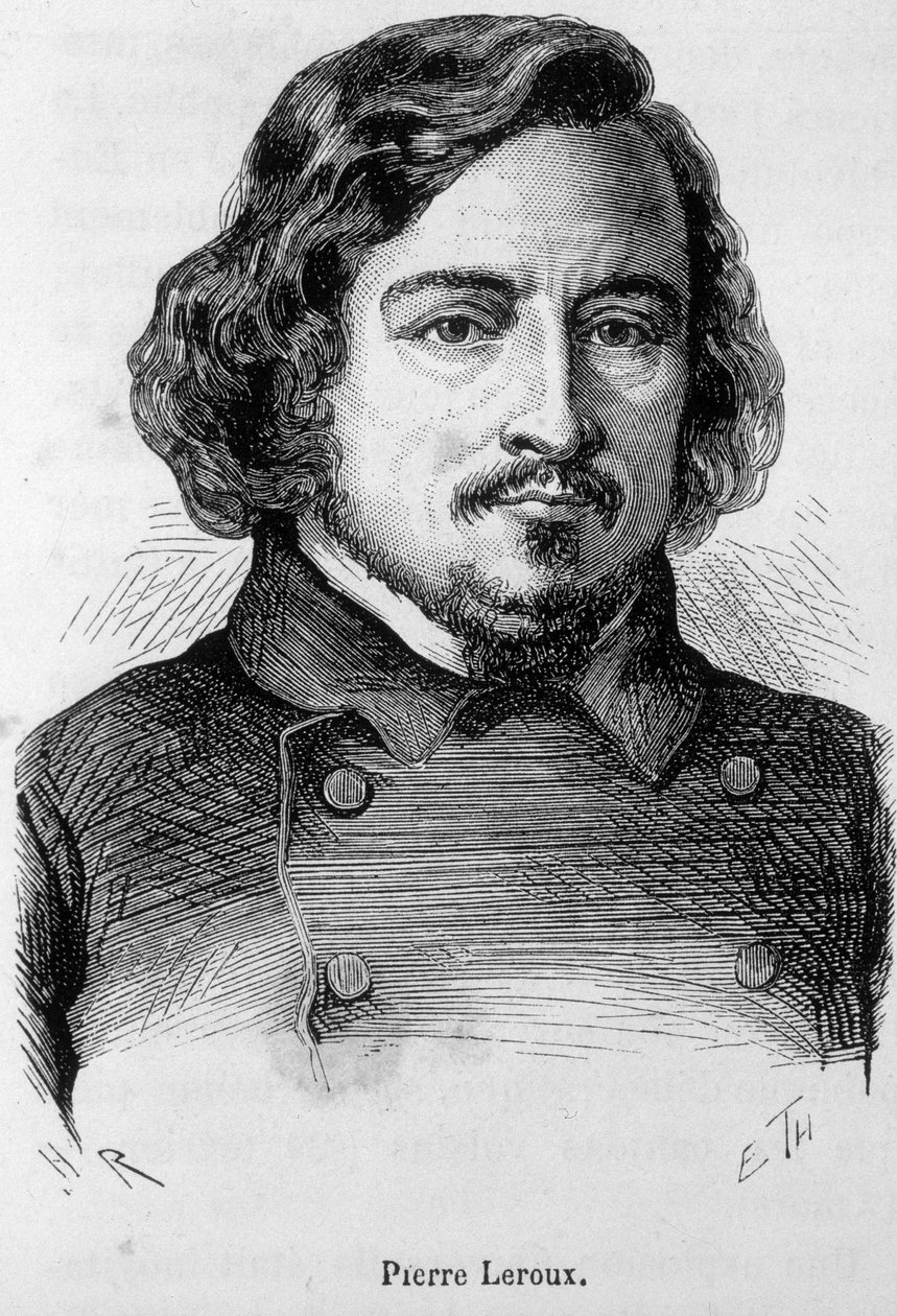 Portret van Pierre Leroux, Franse filosoof, publicist en politicus (1797 - 1871) door Unknown artist