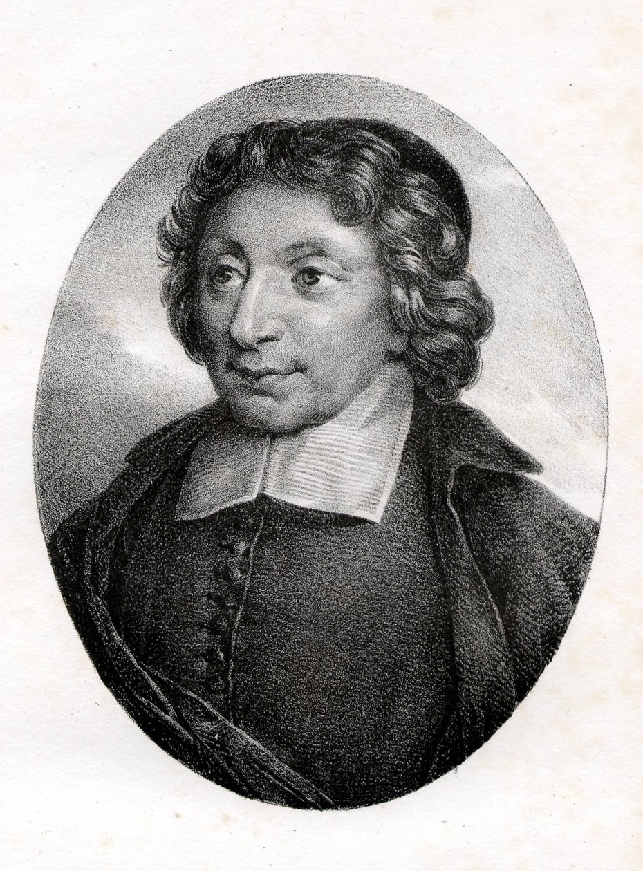 Portret van Pierre Nicole (1625-1695) vurige verdediger van het jansenisme uit een schilderij van Port Royal. door Unknown artist