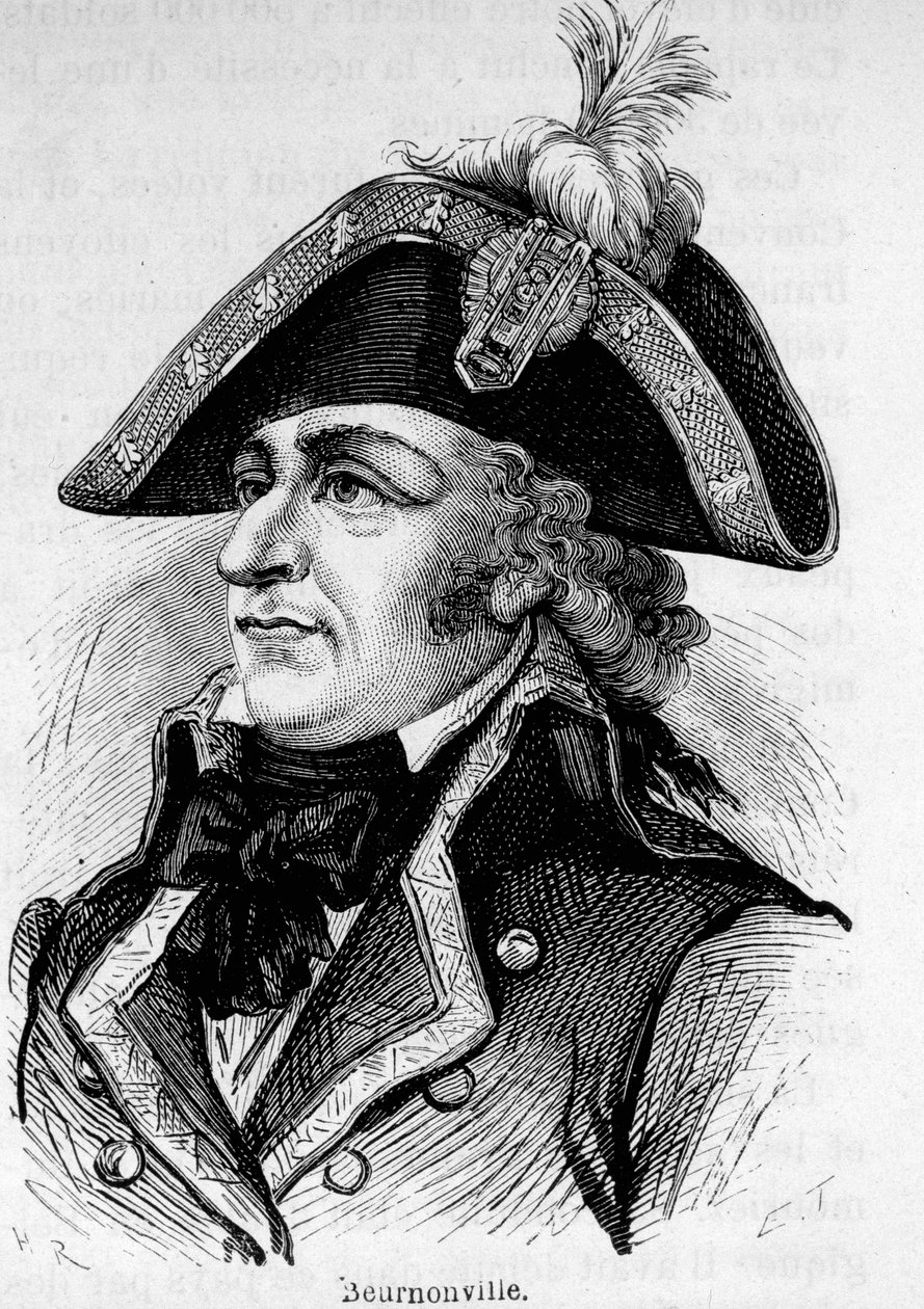 Portret van Pierre Riel, Graaf toen Markies de Beurnonville, maarschalk van Frankrijk (1752-1821). door Unknown artist