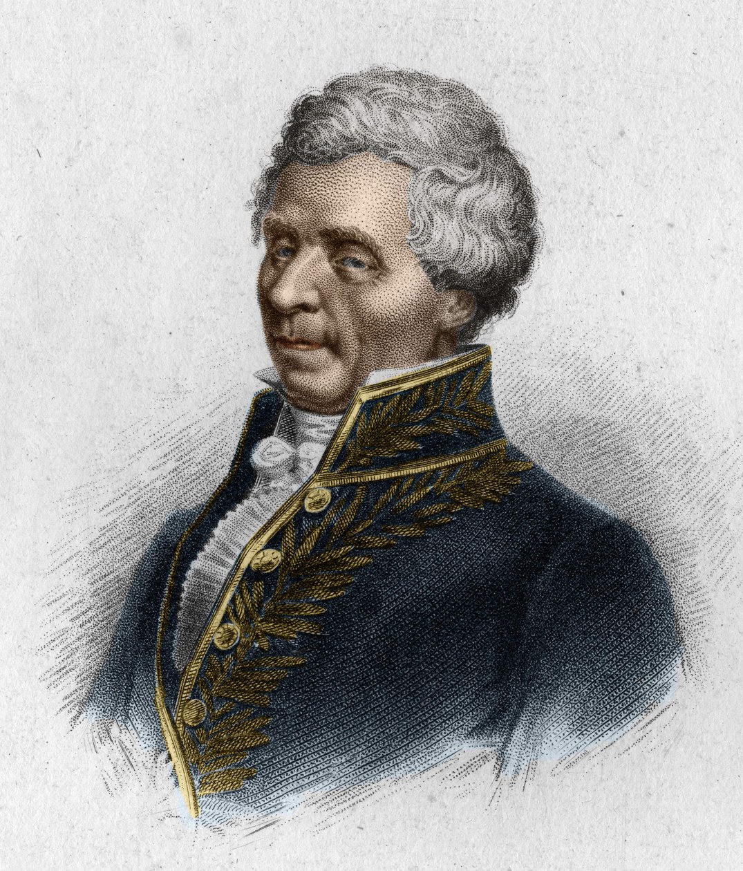 Portret van Pierre Simon, Marquis de Laplace, astronoom (1749 - 1827), gravure 1833 door Unknown artist