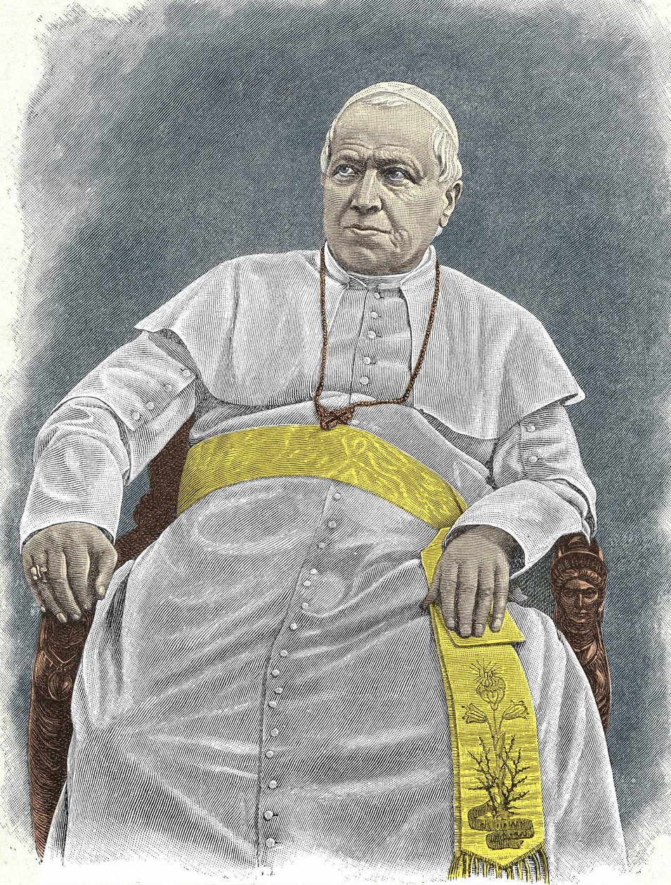 Portret van Pius IX (1792-1878), 253e paus (1846-1878) door Unknown artist