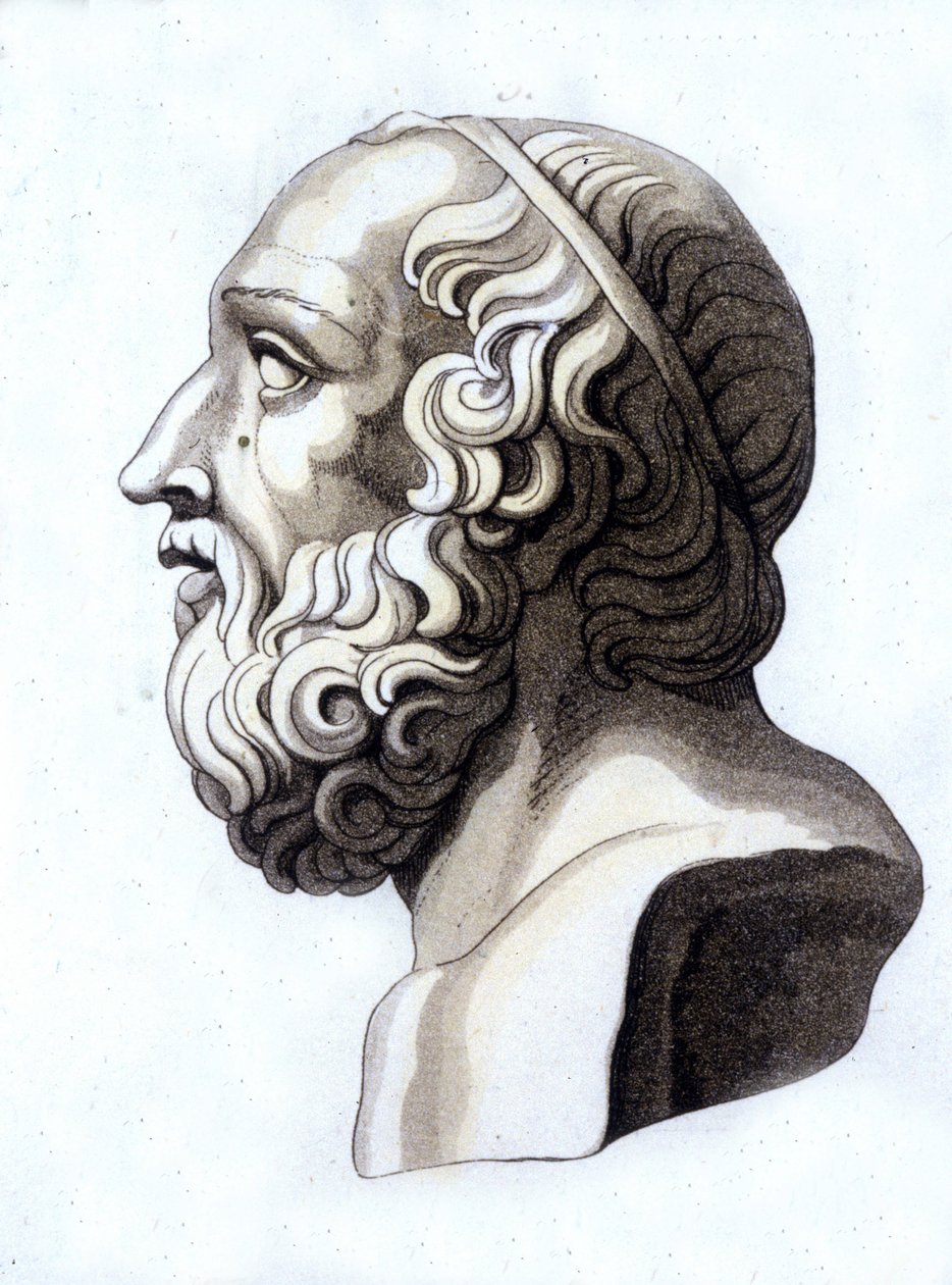 Portret van Plato (-428; -348) door Unknown artist