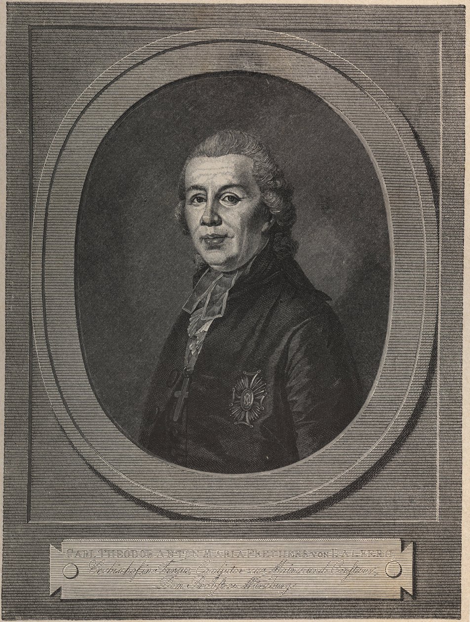 Portret van Prins Karl Theodor von Dalberg (1744-1817), aartsbisschop en staatsman, schrijver en filosoof door Unknown artist