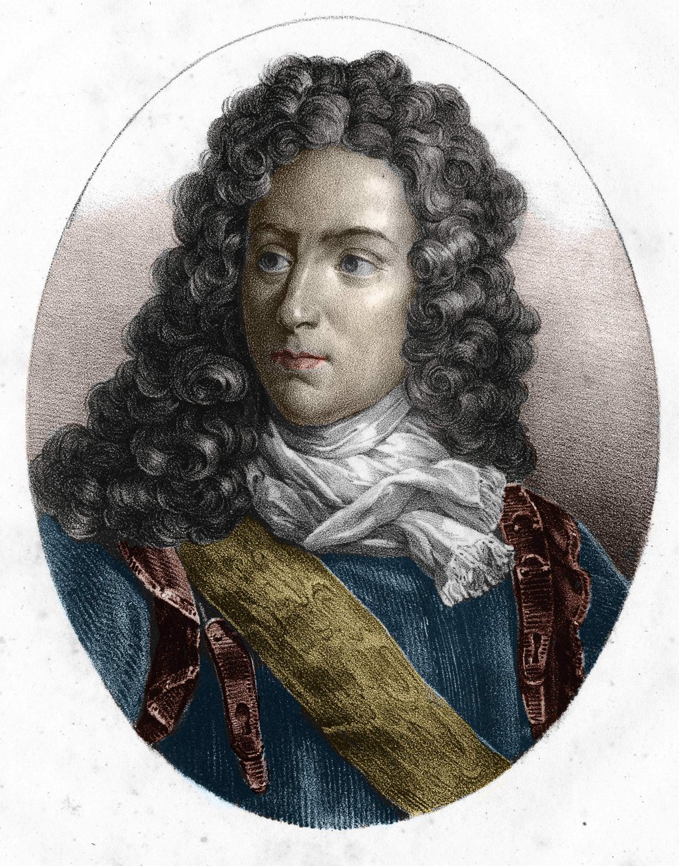 Portret van René Duguay Trouin (1673-1736), Franse zeeman. door Unknown artist