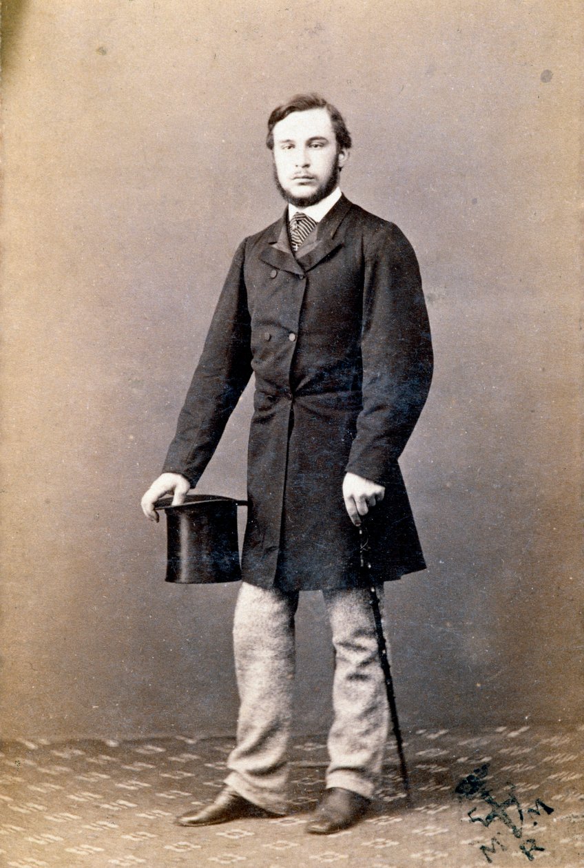 Portret van Ricciotti Garibaldi (1847-1924), zoon van de Italiaanse patriot Giuseppe Garibaldi en zijn eerste vrouw Anita door Unknown artist