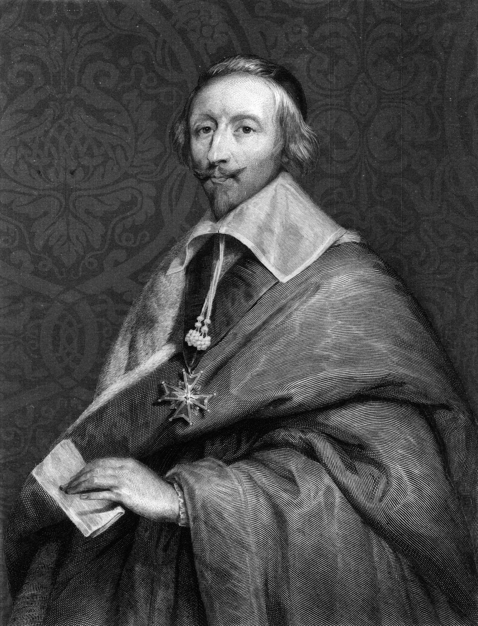 Portret van Richelieu (1585 - 1642) - in 