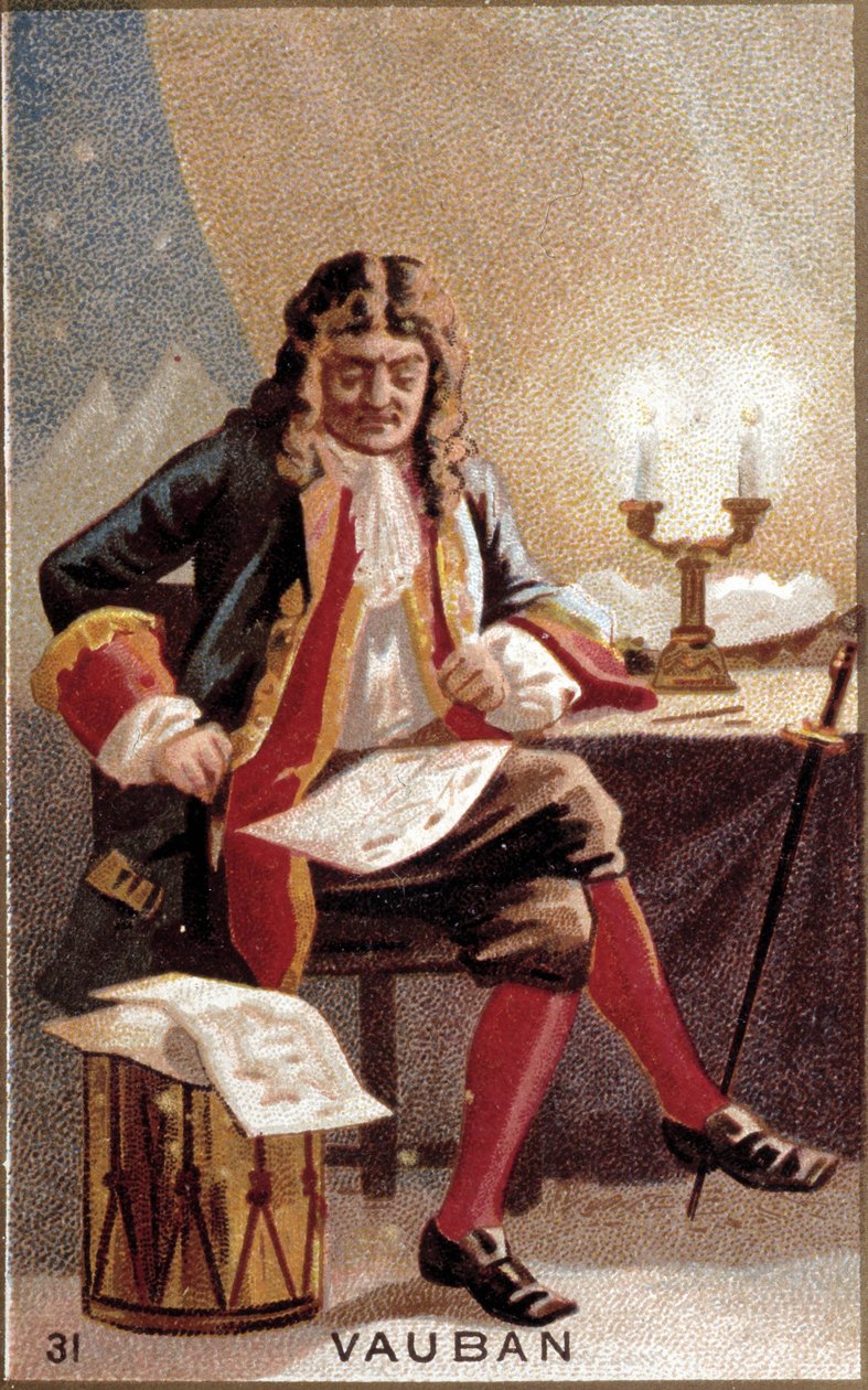 Portret van Sébastien Le Prestre de Vauban (1633-1707), Maarschalk van Frankrijk door Unknown artist