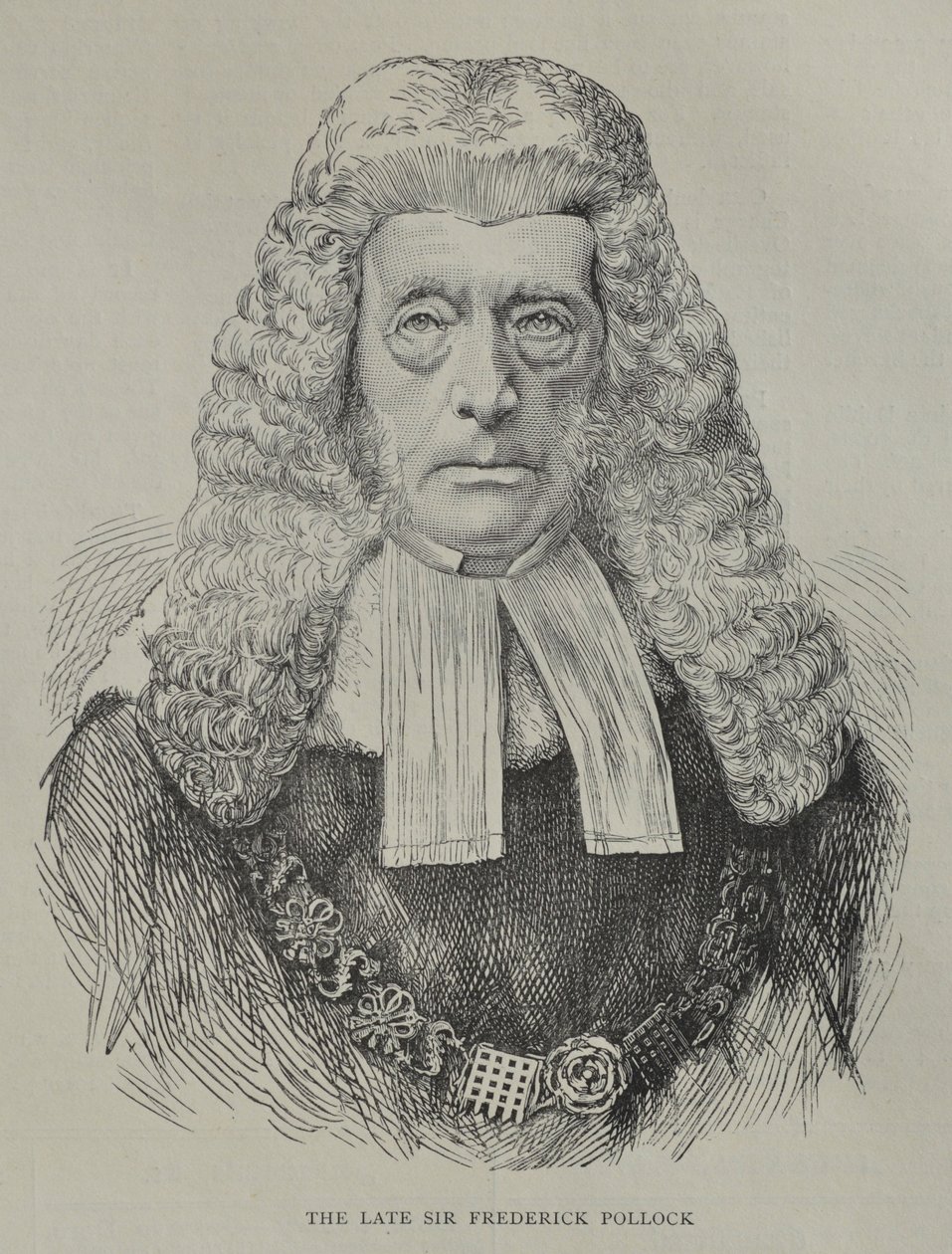 Portret van Sir Federick Pollock door Unknown artist
