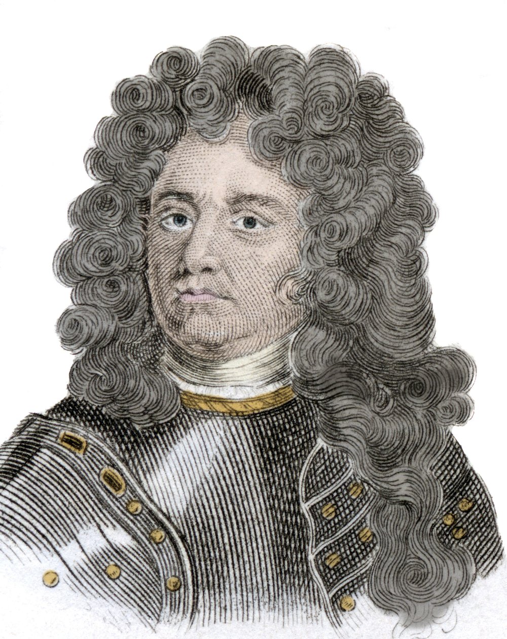 Portret van Sir George Rooke (1650-1709), Engelse marineofficier door Unknown artist