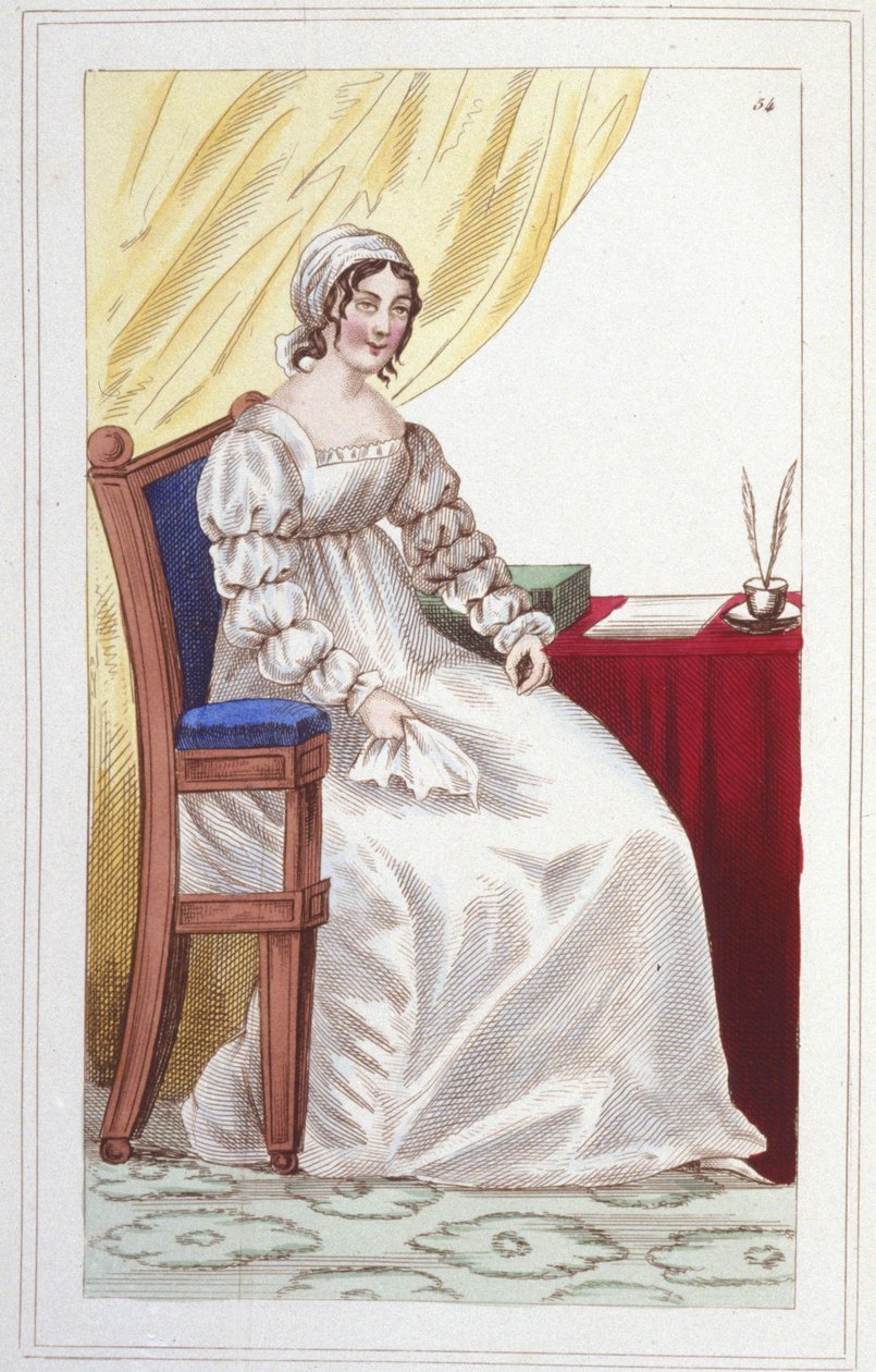 Portret van Sophie Cottin Rostand (1770-1807) Franse schrijfster. door Unknown artist
