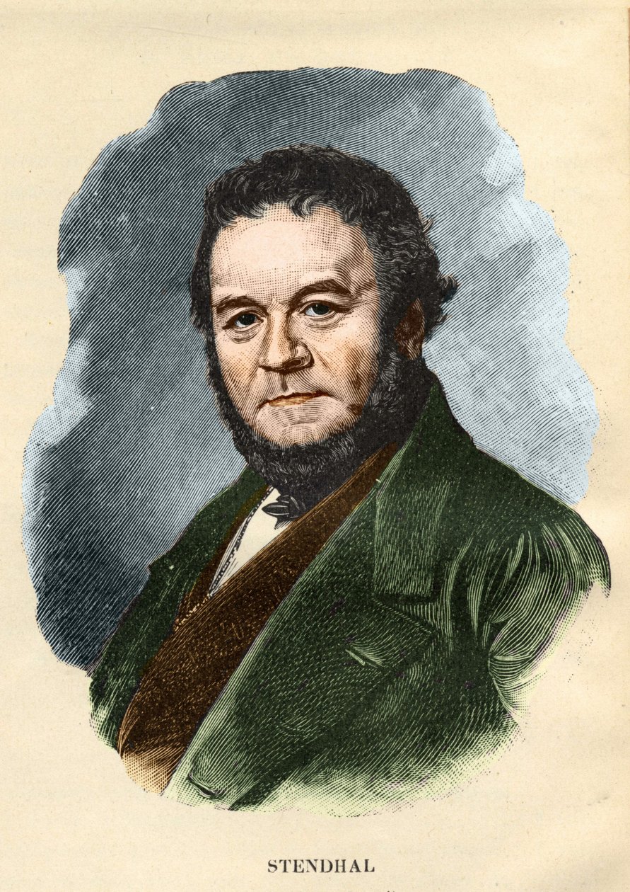 Portret van Stendhal (Henry Beyle) door Unknown artist