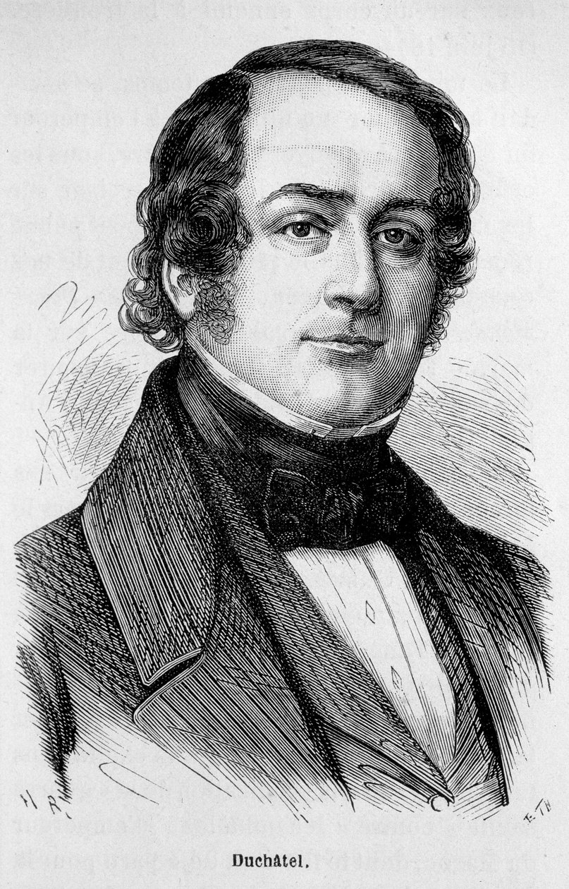 Portret van Tanneguy Duchatel (1803-1867), Franse politicus door Unknown artist