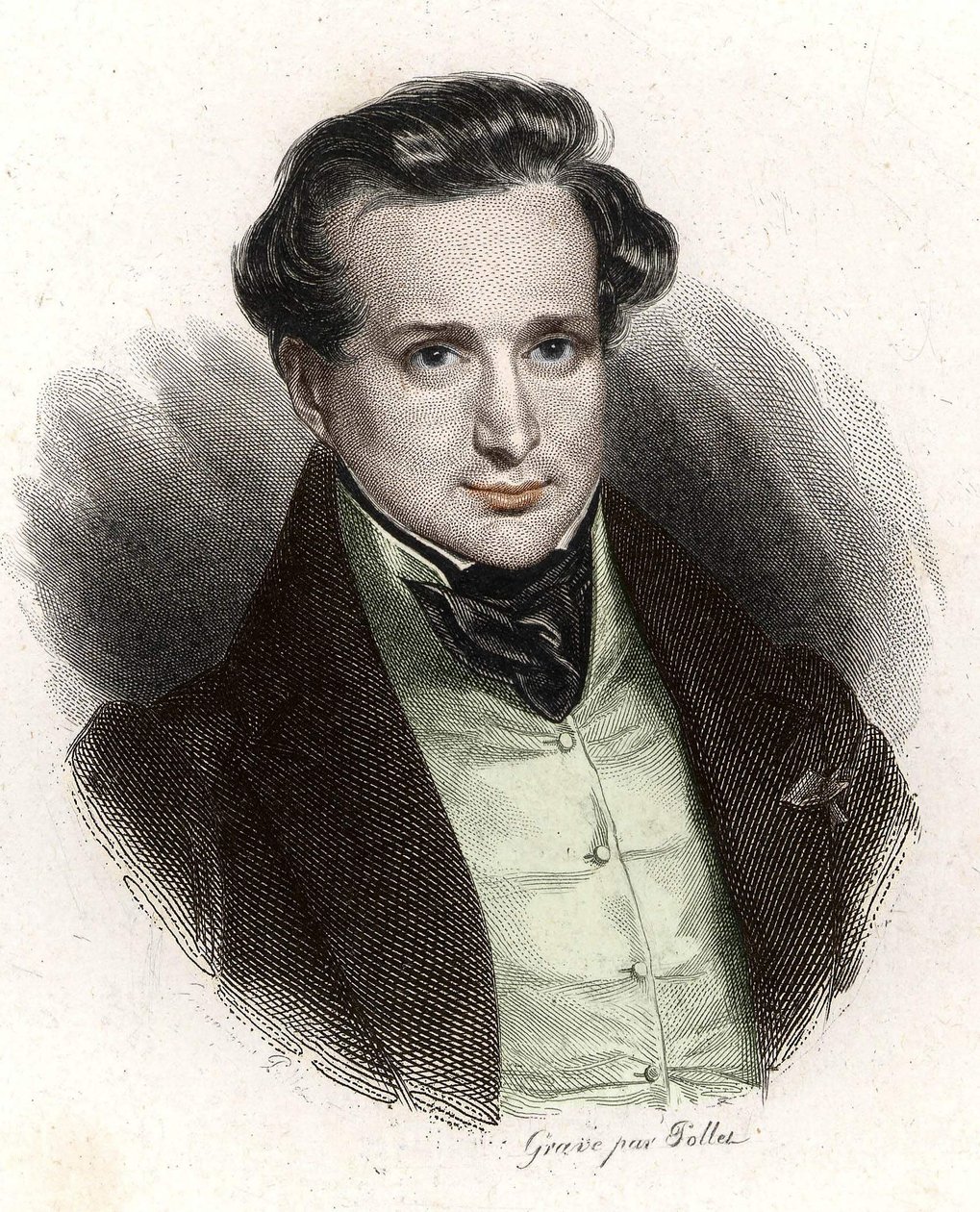 Portret van Victor Hugo, jonge man door Unknown artist