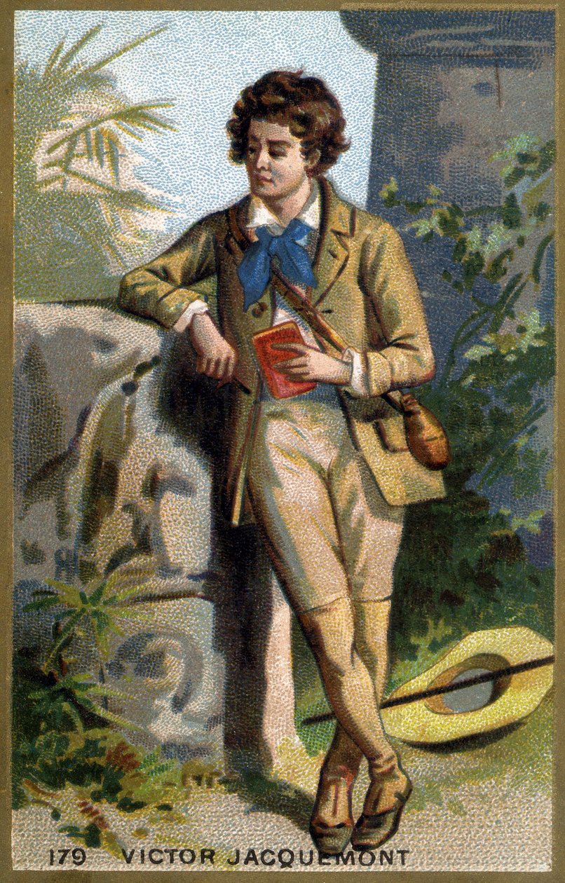 Portret van Victor Jacquemont (1801 - 1832), Franse botanicus en reiziger door Unknown artist