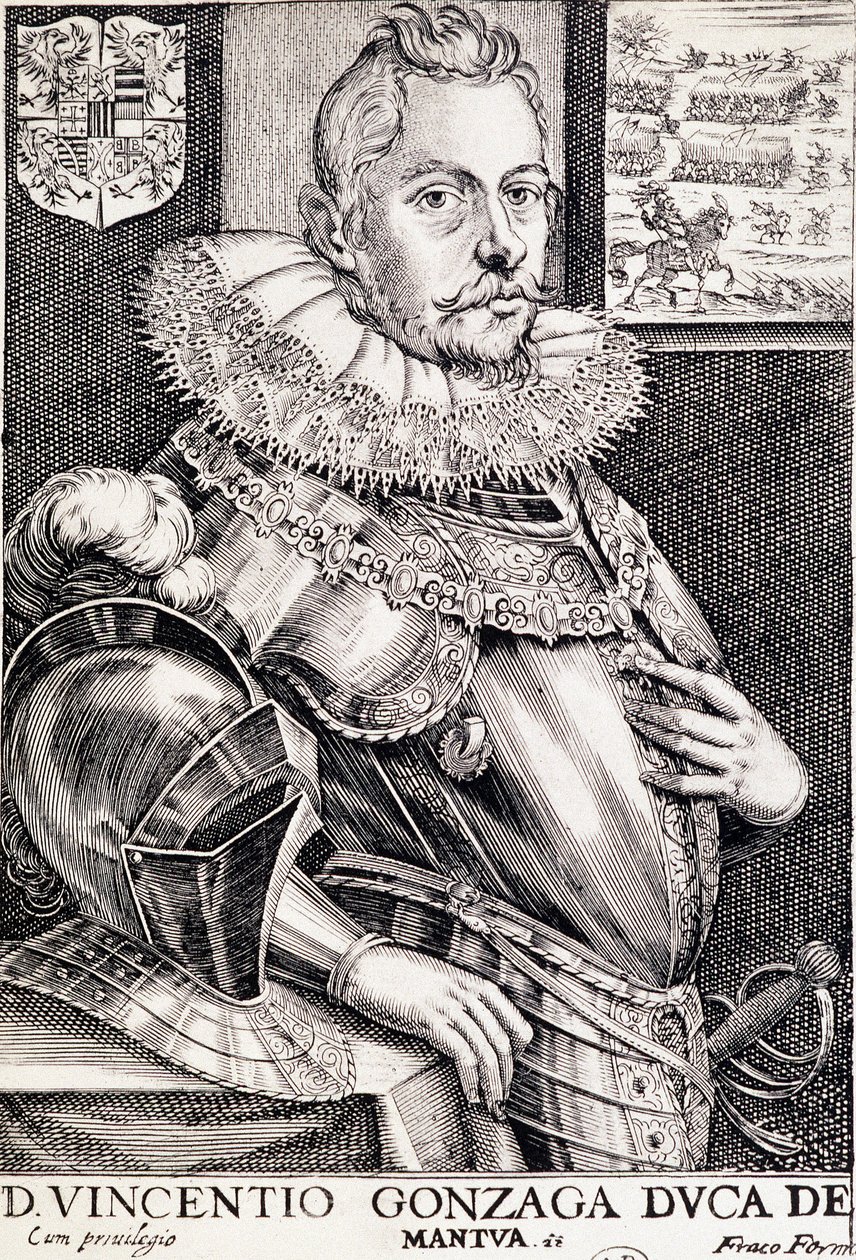 Portret van Vincent Gonzague, hertog van Mantua door Unknown artist