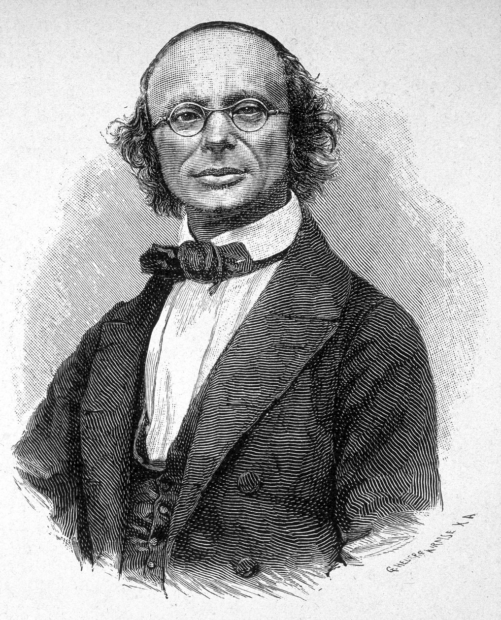 Portret van Wilhelm Weber (1804 - 1891), Duitse natuurkundige door Unknown artist