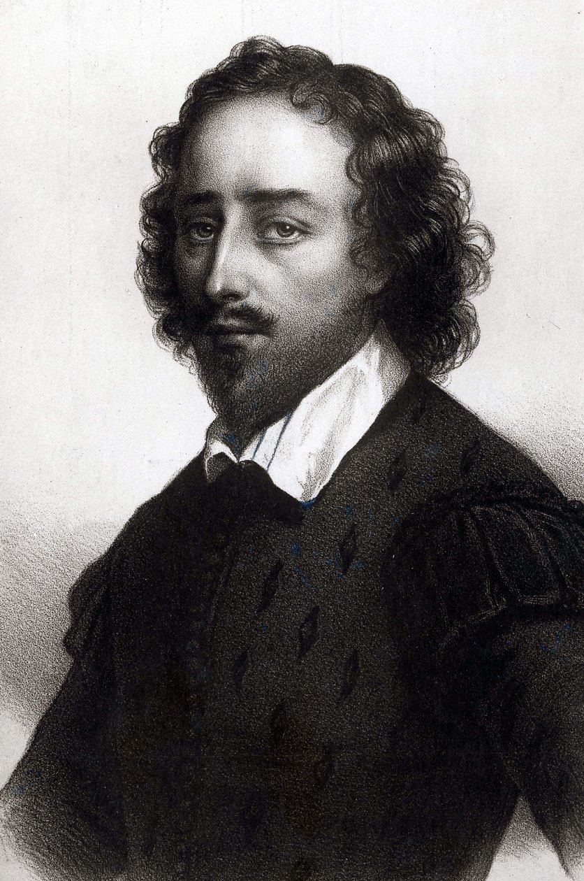 Portret van William Shakespeare. Engelse toneeldichter (1564 tot 1616) door Unknown artist