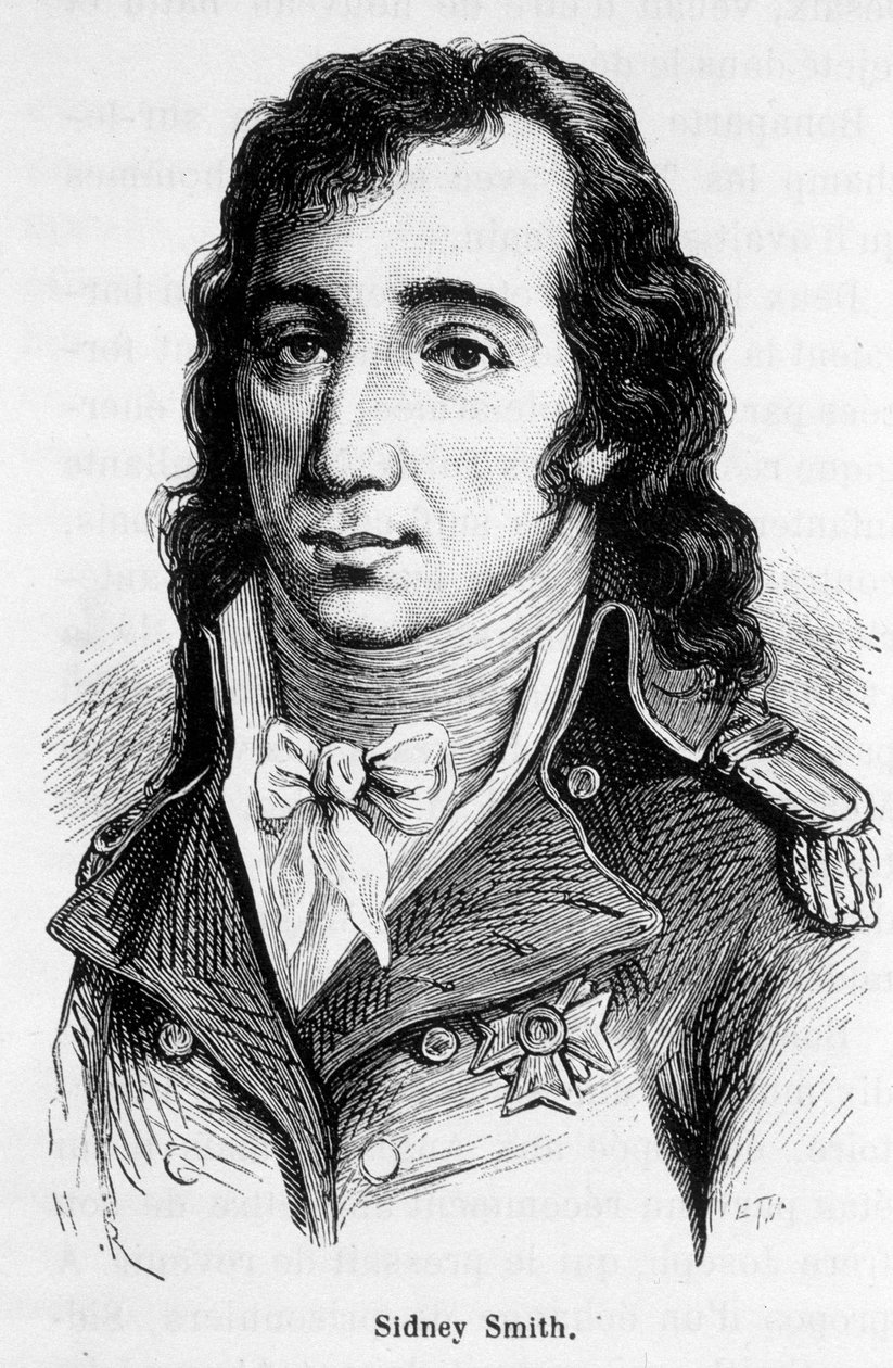 Portret van William Sidney Smith (1764-1840), Engelse admiraal door Unknown artist