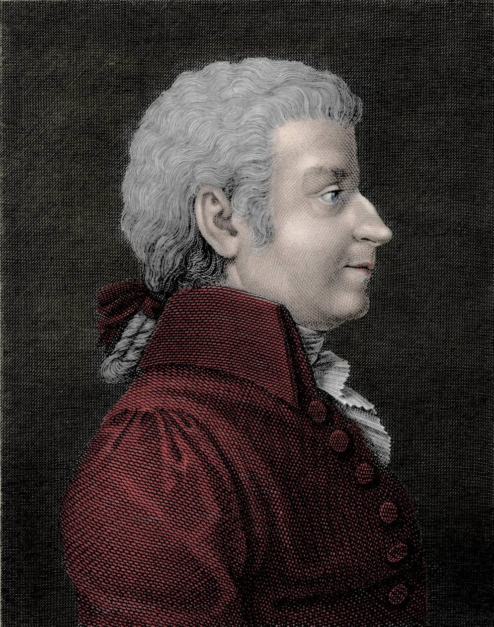 Portret van Wolfgang Amadeus Mozart jong (1756 - 1791) componist door Unknown artist
