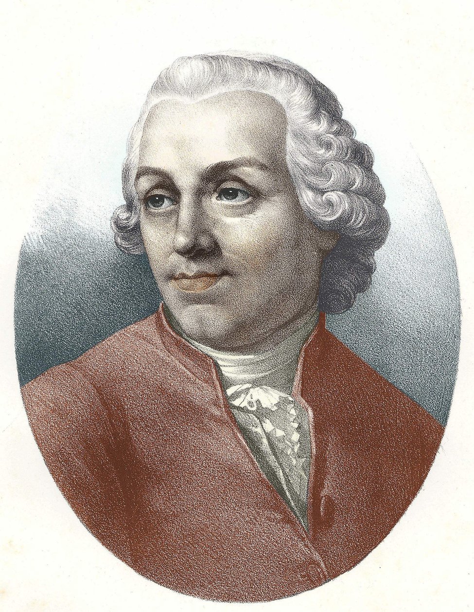 Portret van de Abbe Etienne Bonnot de Condillac, Franse filosoof door Unknown artist