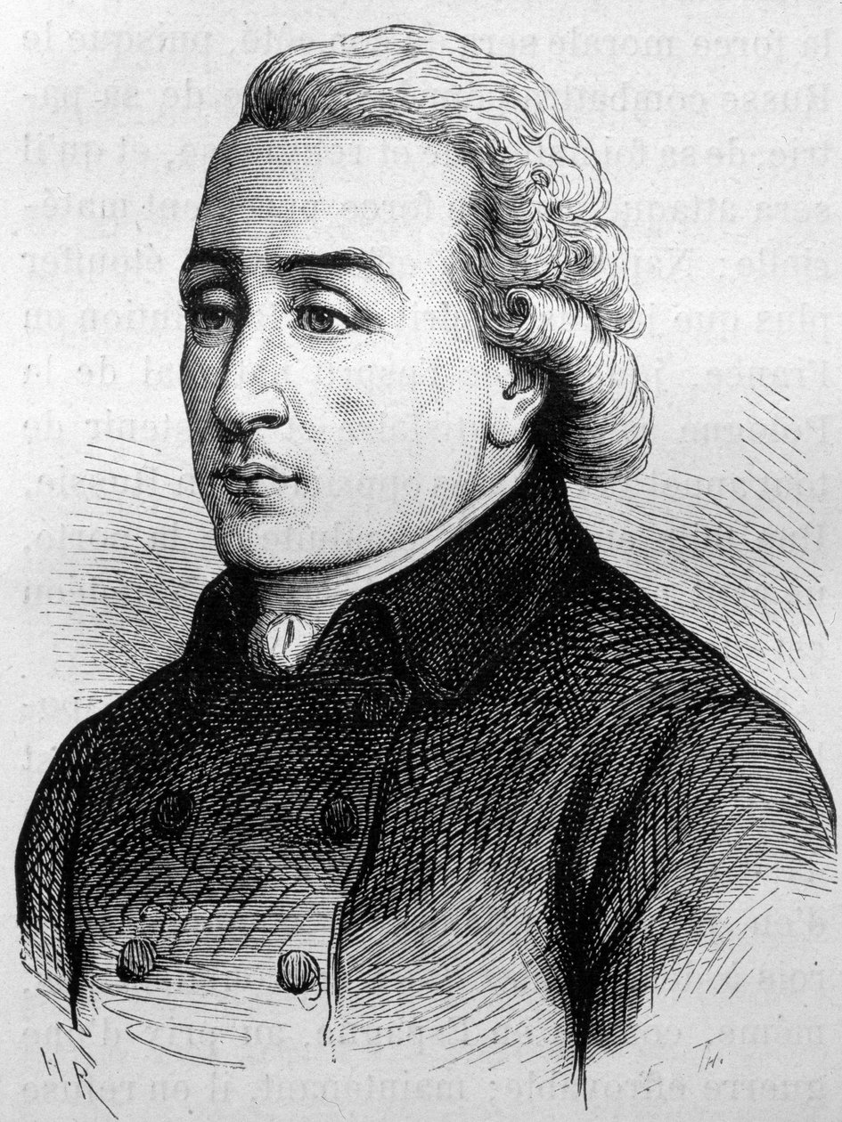 Portret van de Abt van Pradt (1759 - 1837). Gravure uit het einde van de 19e eeuw in 