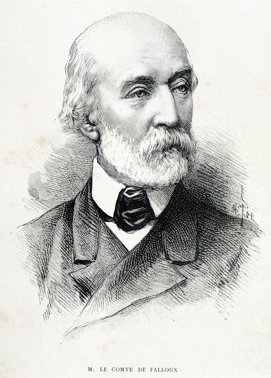 Portret van de graaf de Fallux (1811 - 1886), Franse politicus door Unknown artist