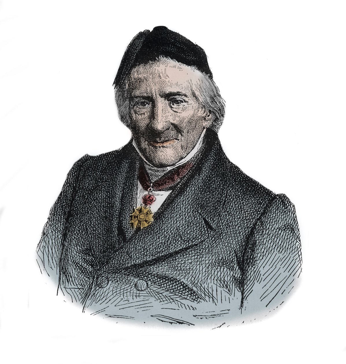Portret van de Engelse dokter Jacques Lordat (1773-1870) door Unknown artist