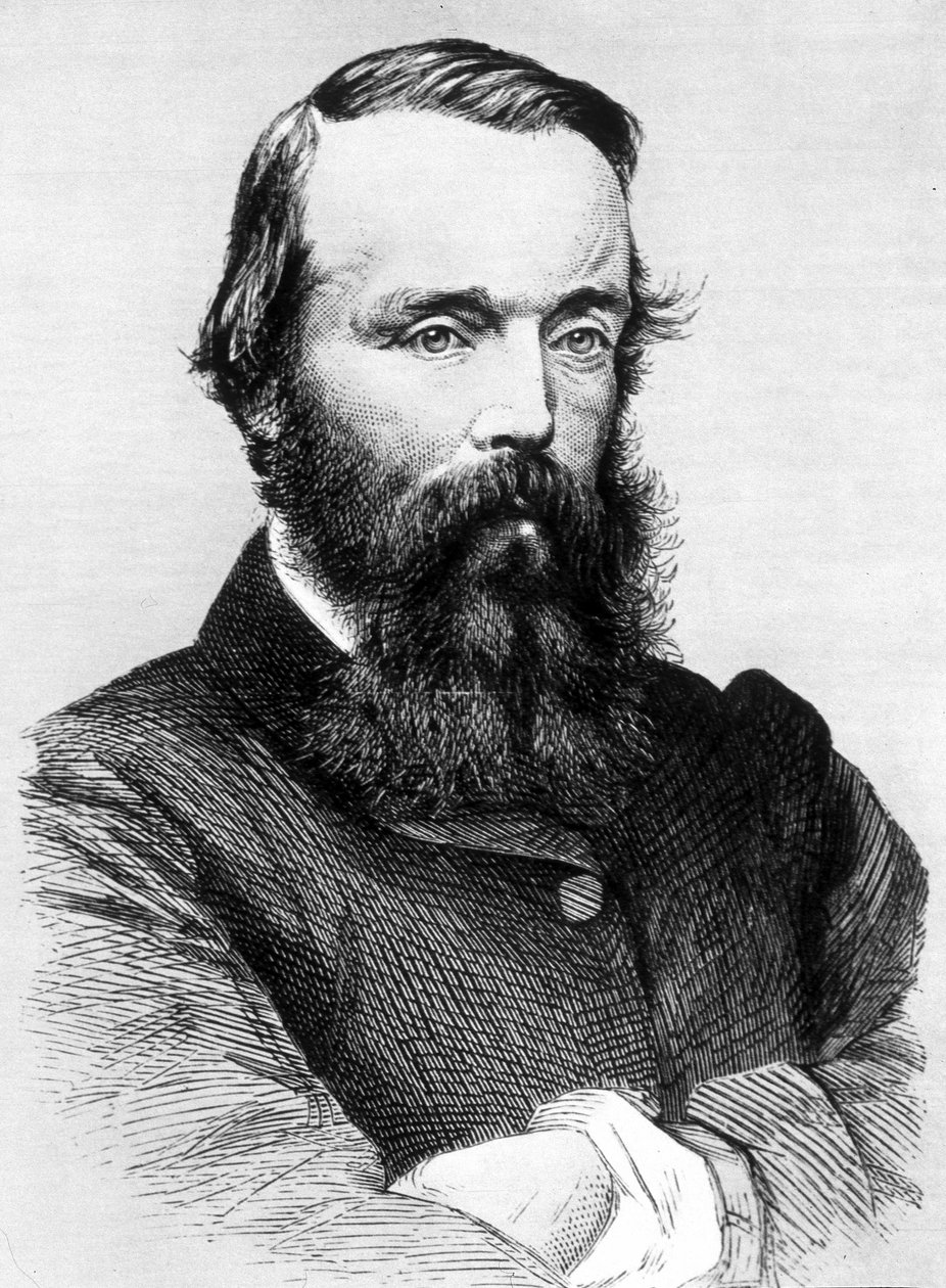 Portret van de Ierse ontdekkingsreiziger Robert O