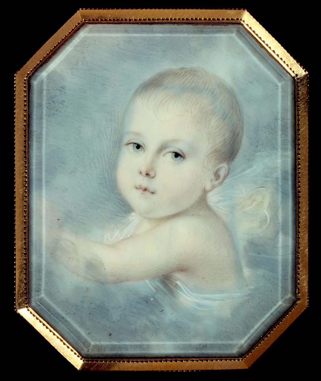 Portret van de koning van Rome als baby, zoon van keizer Napoleon I en toekomstige Napoleon II door Unknown artist