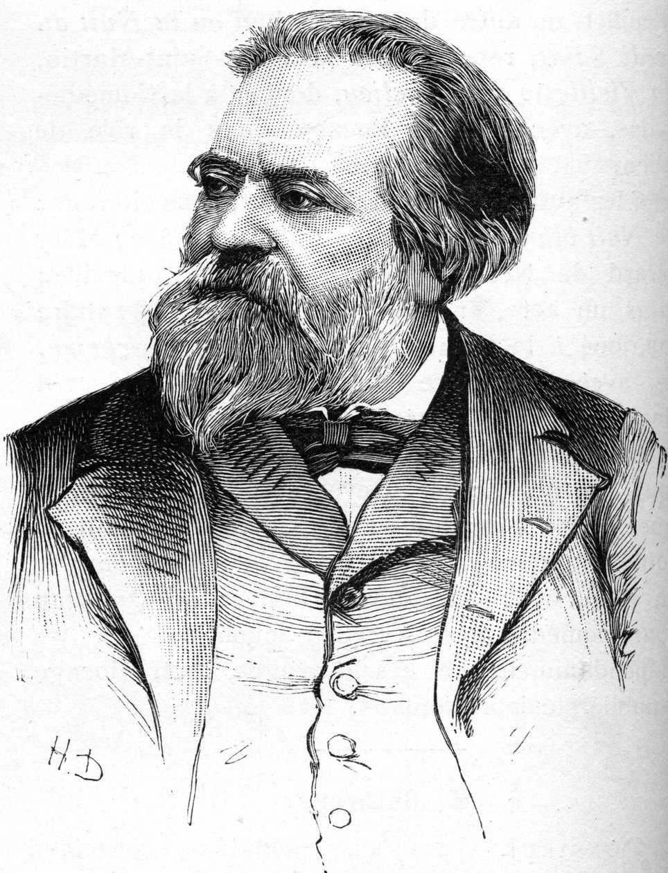 Portret van de schrijver Paul Bocage (1822-1887) door Unknown artist