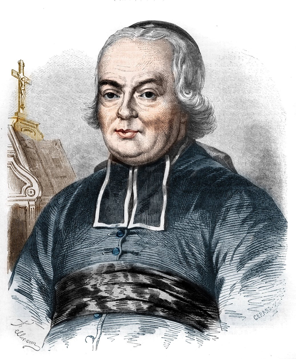 Portret van de abt van L