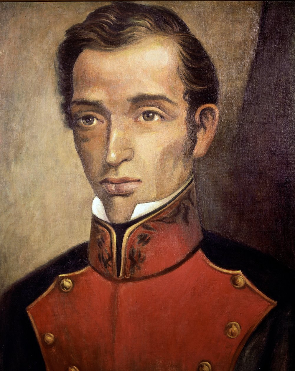 Portret van de politicus Francisco Garcia Salinas (1786-1841) Anoniem schilderij - 19e eeuw Mexico-Stad, Nationaal Historisch Museum, Chateau de Chapultepec door Unknown artist