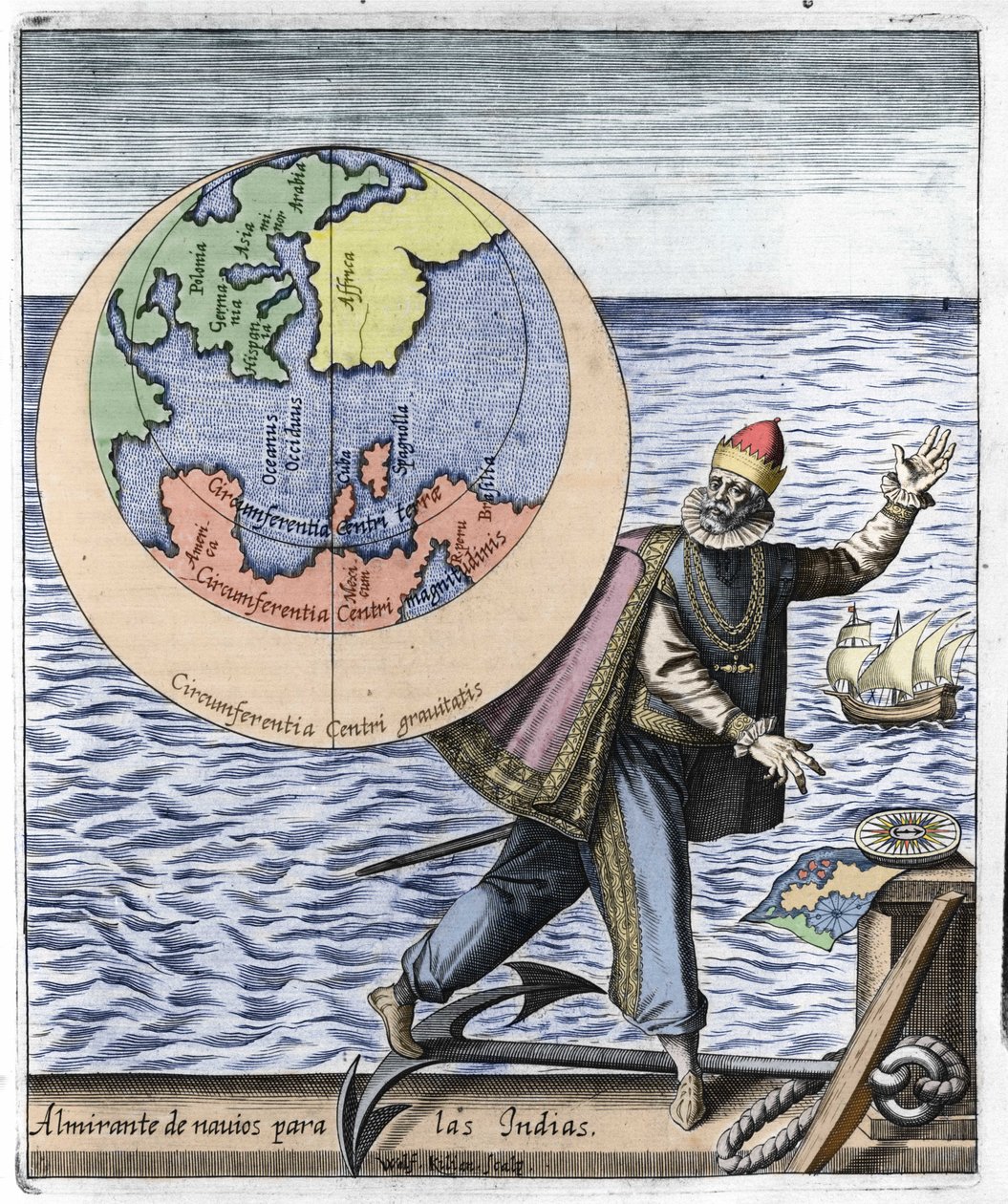 Afbeelding van Christoffel Columbus (1451-1506) - in 