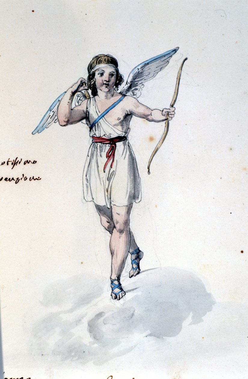 Voorstelling van Cupido (Eros) door Unknown artist