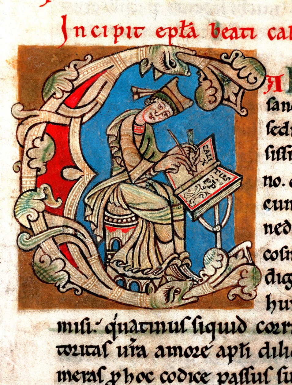 Voorstelling van Paus Sint Calixte II (Gui van Bourgondië) door Unknown artist